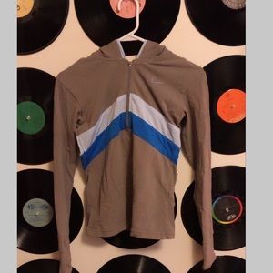 vintage grey nike hoodie quarter zip